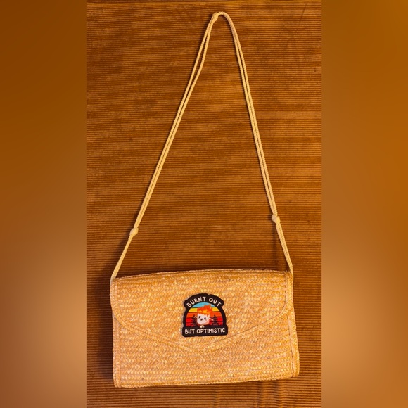 Wicker like cross body with Velcro to customize with different patches ❤️ - Picture 1 of 5